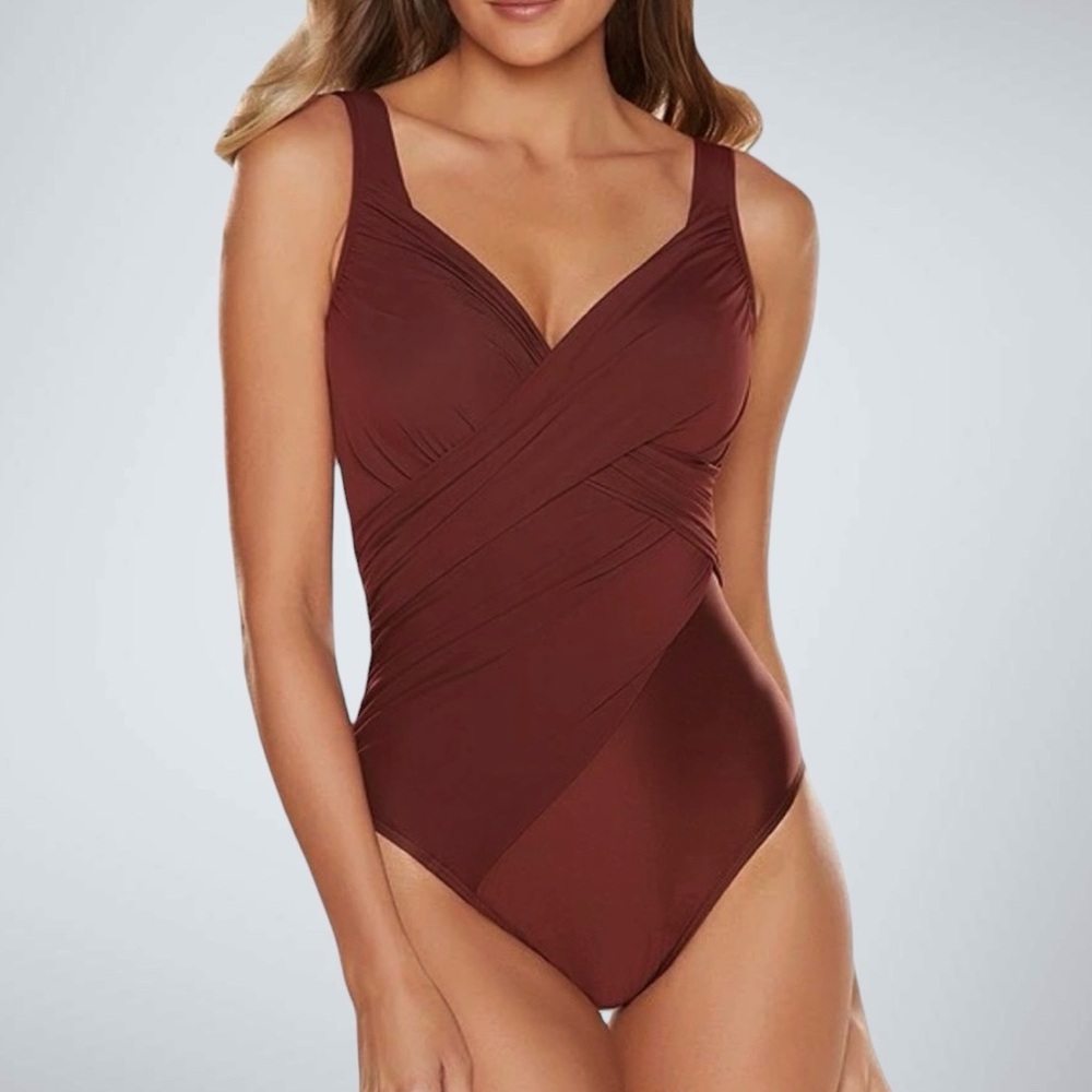 NWOT Miraclesuit Rock Solid Revele Underwire One Piece